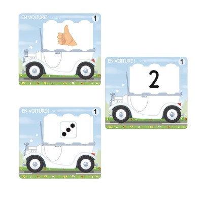 En Voiture ! – Jeu d’apprentissage des quantités dès 3 ans