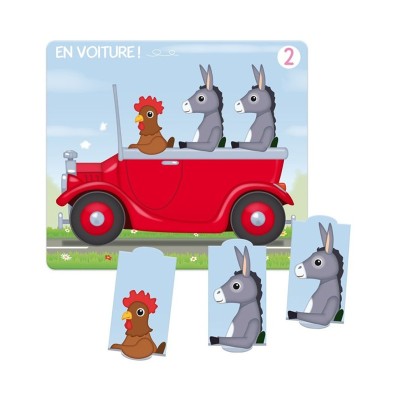 En Voiture ! – Jeu d’apprentissage des quantités dès 3 ans