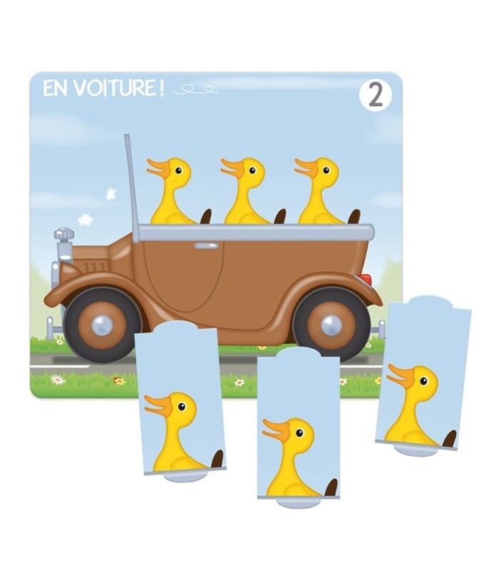 En Voiture ! – Jeu d’apprentissage des quantités dès 3 ans