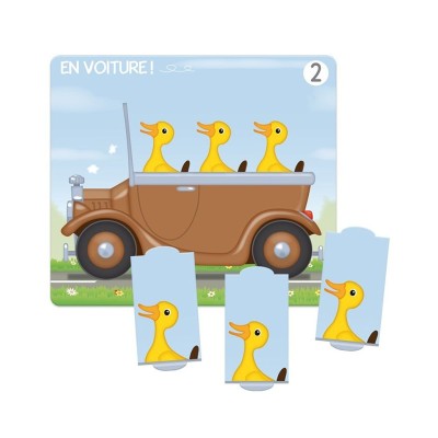 En Voiture ! – Jeu d’apprentissage des quantités dès 3 ans