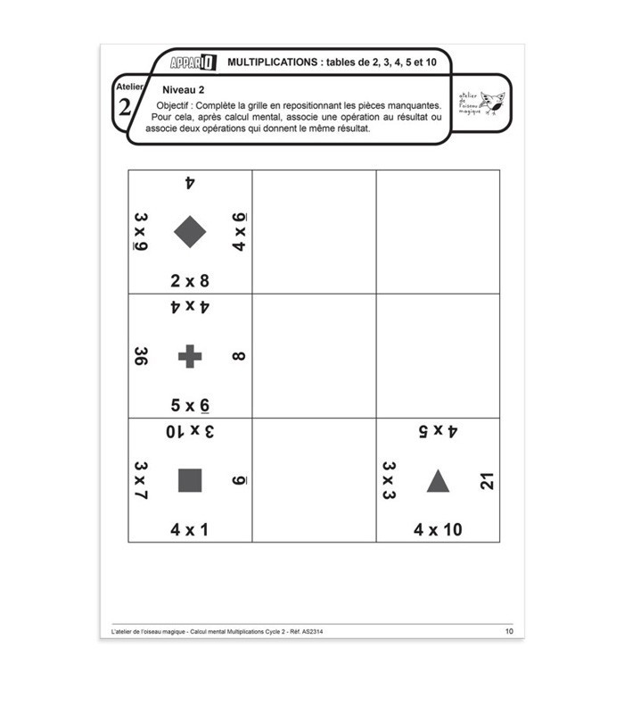 Appario - Multiplications - cycle 2