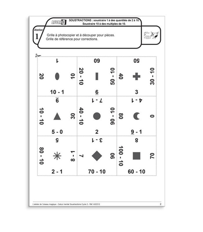 Appario - Soustractions - cycle 2