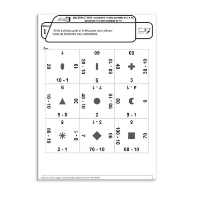 Appario - Soustractions - cycle 2