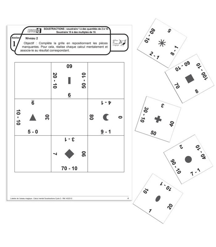 Appario - Soustractions - cycle 2