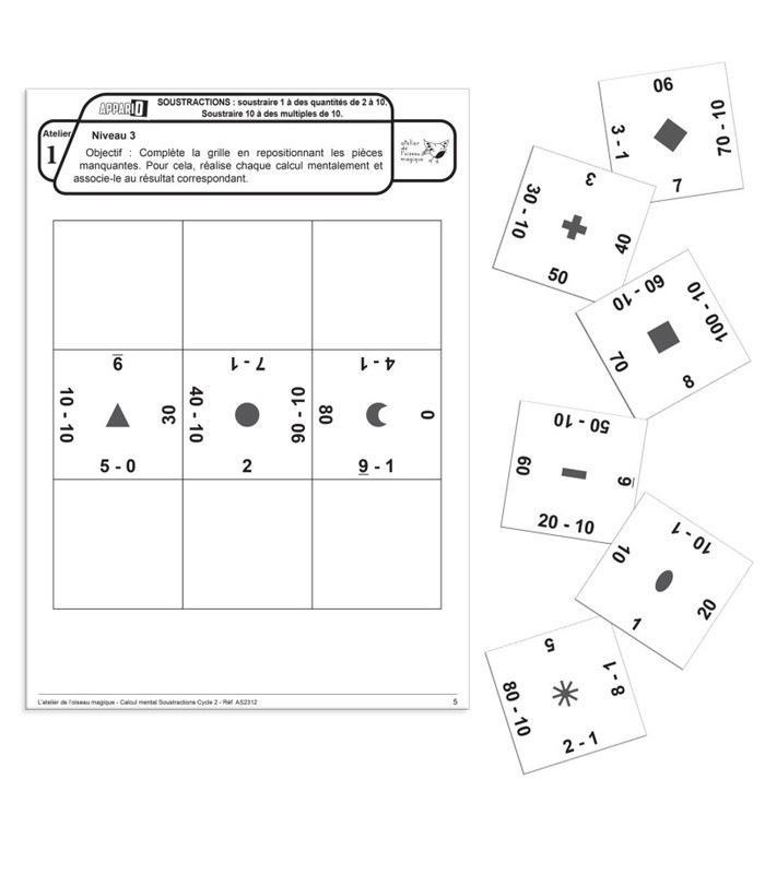 Appario - Soustractions - cycle 2