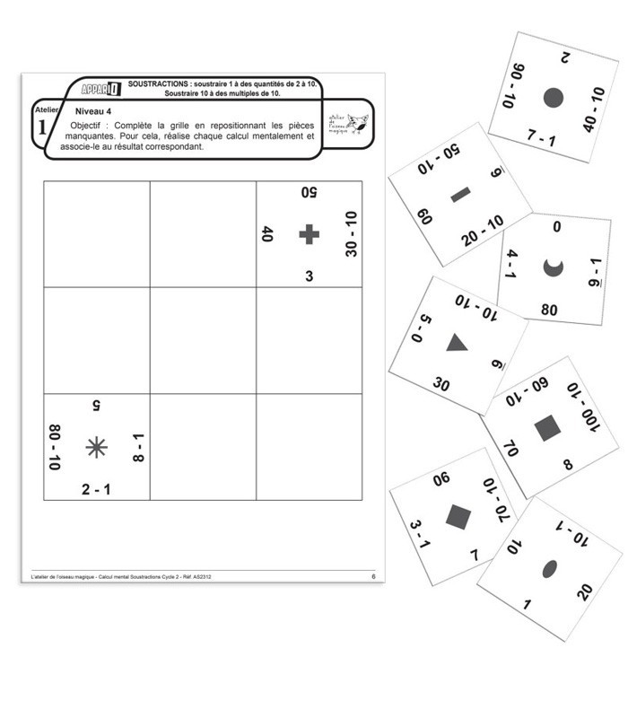 Appario - Soustractions - cycle 2