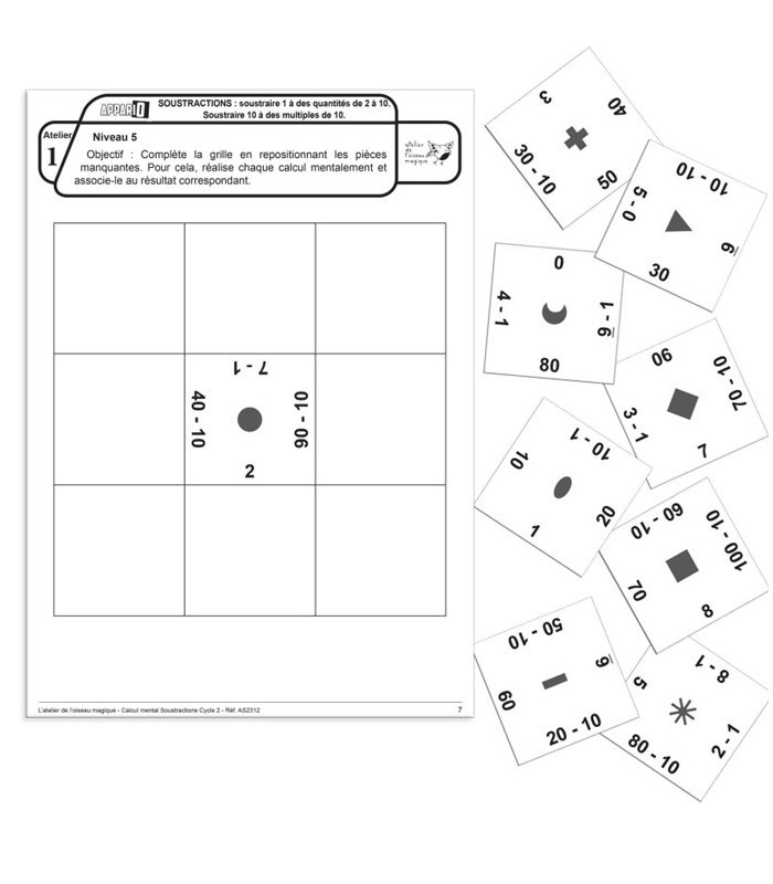 Appario - Soustractions - cycle 2