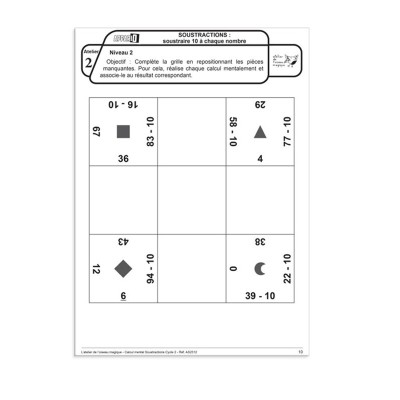 Appario - Soustractions - cycle 2