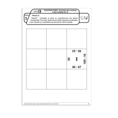 Appario - Soustractions - cycle 2