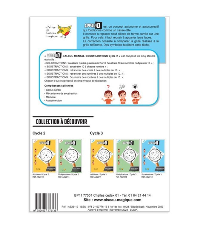 Appario - Soustractions - cycle 2