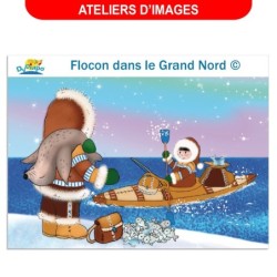 Flocon dans le grand nord - Atelier d'images