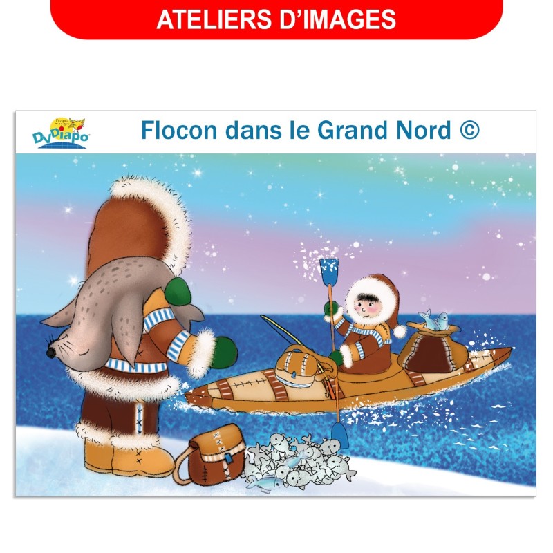 Flocon dans le grand nord - Atelier d'images