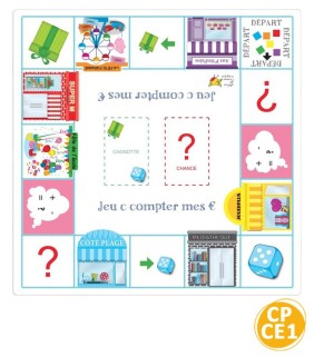 Jeu de calcul avec la monnaie - Je sais compter mes €