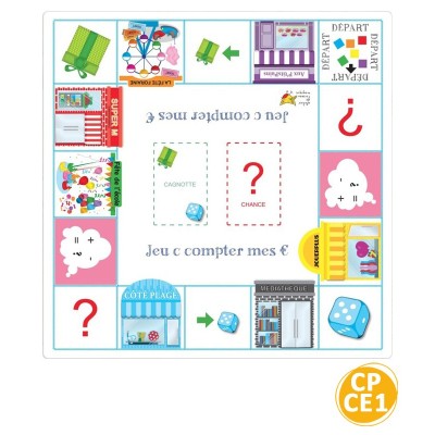 Jeu de calcul avec la monnaie - Je sais compter mes €