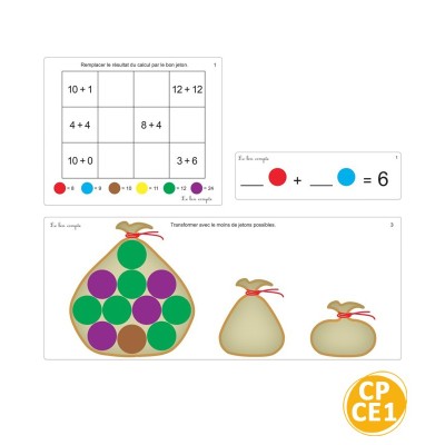 Jeu pédagogique mathématiques et calcul - Le Bon Compte