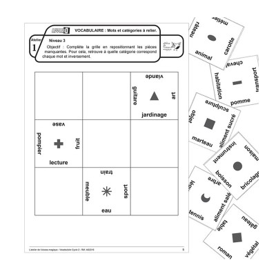 Appario - Vocabulaire - cycle 2