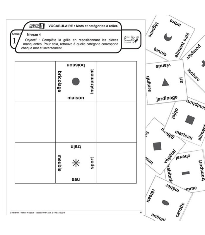 Appario - Vocabulaire - cycle 2