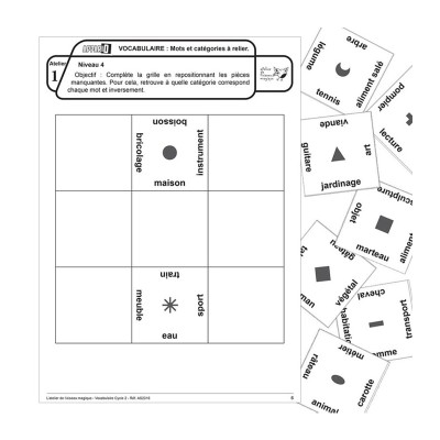 Appario - Vocabulaire - cycle 2