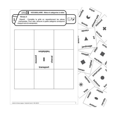 Appario - Vocabulaire - cycle 2