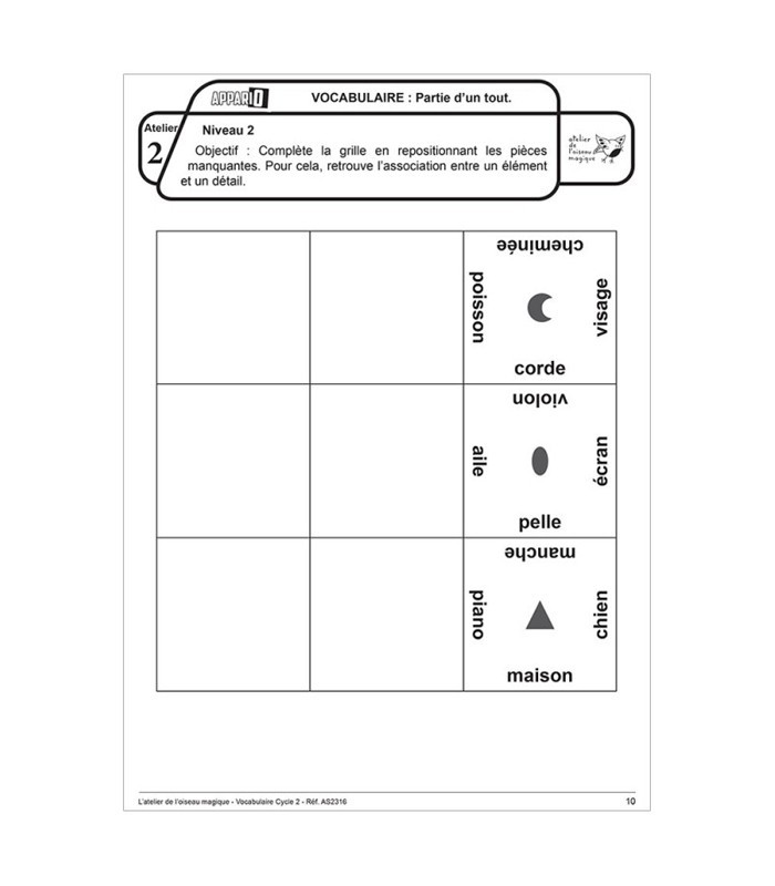 Appario - Vocabulaire - cycle 2