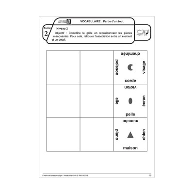 Appario - Vocabulaire - cycle 2