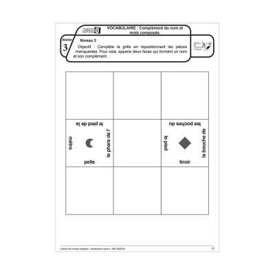 Appario - Vocabulaire - cycle 2