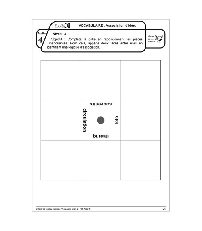 Appario - Vocabulaire - cycle 2