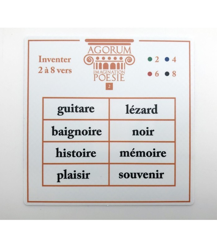 Jeu pour travailler expression orale et écrite