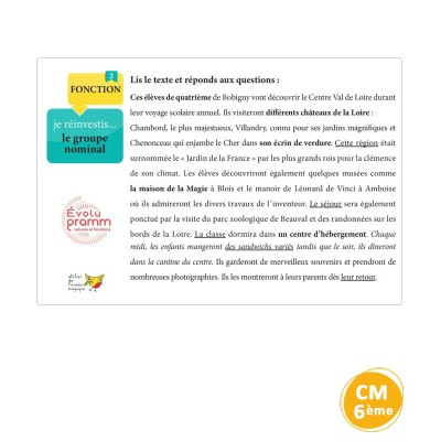 Jeu éducatif langue française - Évolugramm