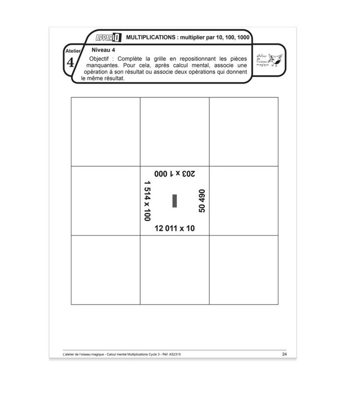 Appario - Multiplications - cycle 3