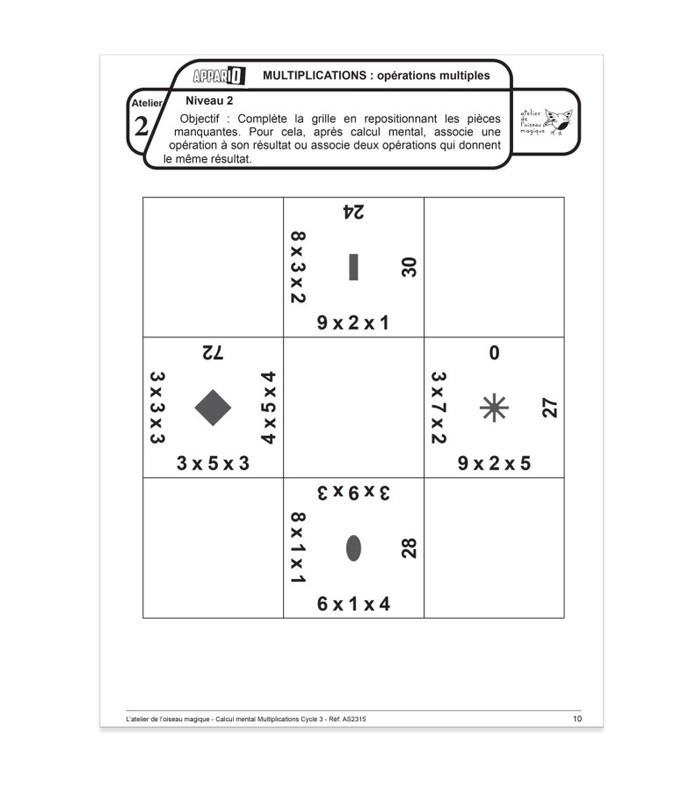 Appario - Multiplications - cycle 3