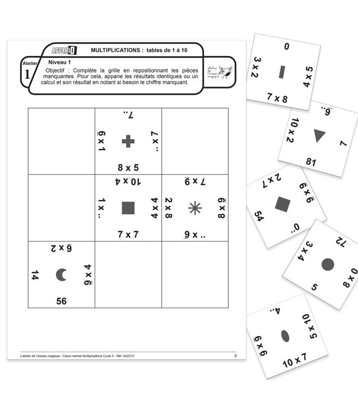 Appario - Multiplications - cycle 3