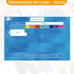 Jeu de lecture et de compréhension - Témoignages application HTML5