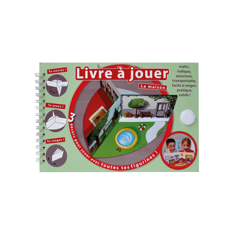 Livre à jouer - La maison