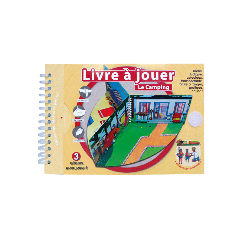 Livre à jouer - Le camping