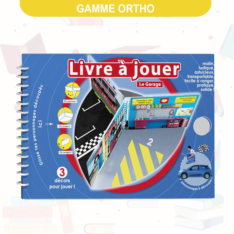 Livre à jouer - Le garage