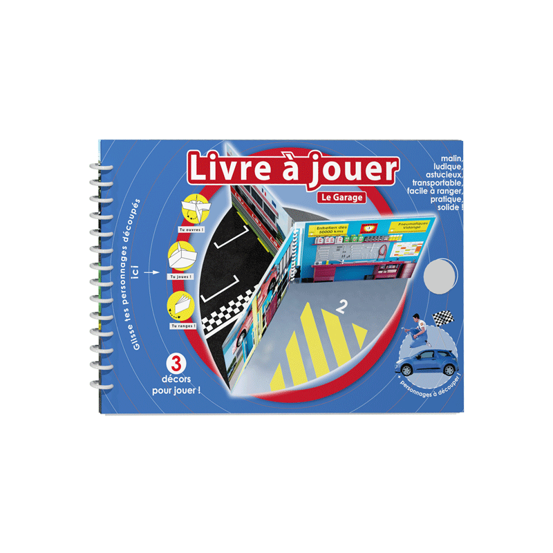 Livre à jouer - Le garage