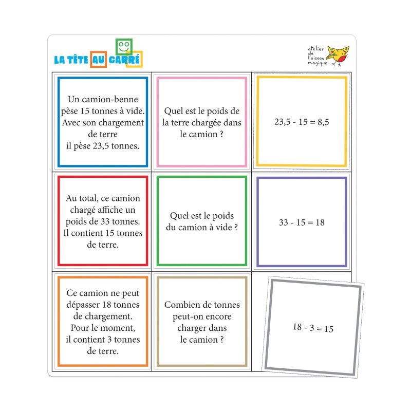  plateau et cartes