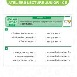 Ateliers de lecture junior