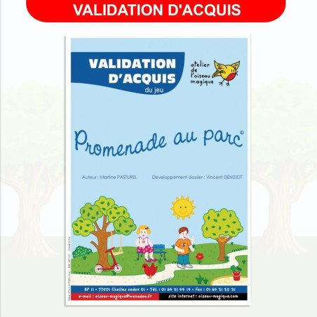 Promenade au parc - Validation d'acquis